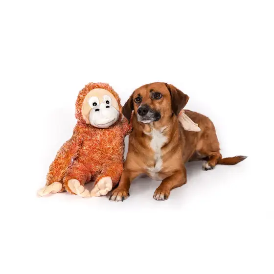 fabdog® Fluffy Orangutan - Dog Toys