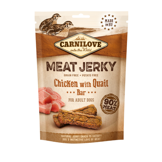 Carnilove Meat Jerky - Chicken with Quail Bar (100g)