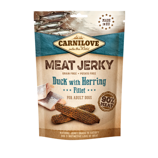 Carnilove Meat Jerky - Duck with Herring Bar (100g) for Dogs