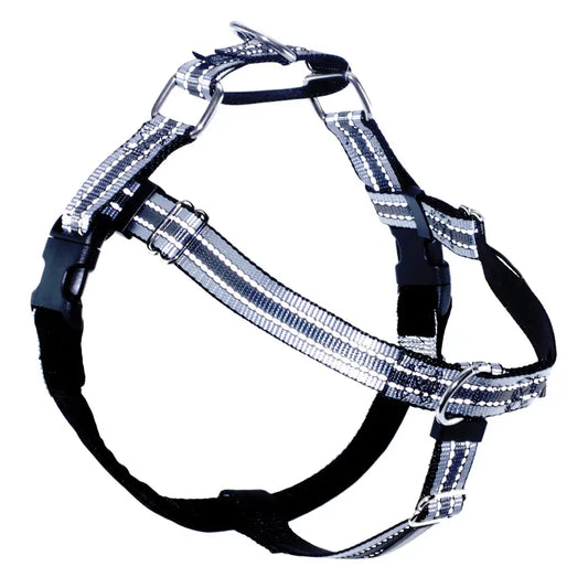 Freedom No-Pull Dog Harness & Leash (Reflective Black) -