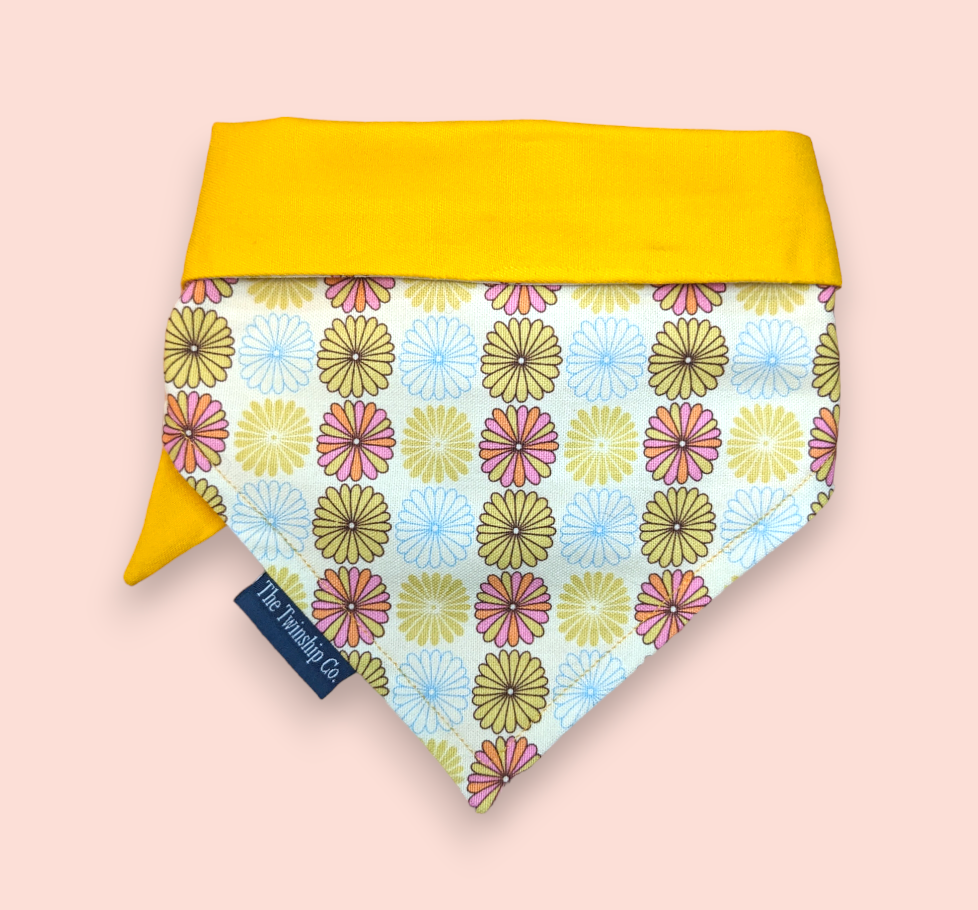 Reversible Pet Bandana: "Boss Bitch" (Medium)