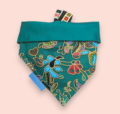 Reversible Pet Bandana: "Kay Poh King" (Small)