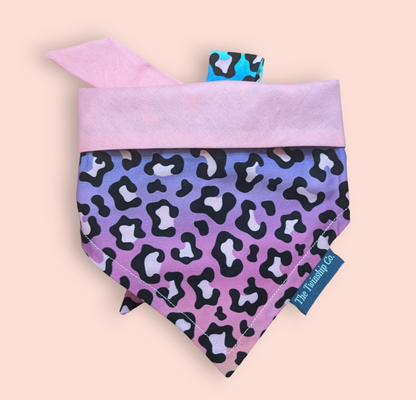 Reversible Pet Bandana: "Cute But Psycho" (Small)